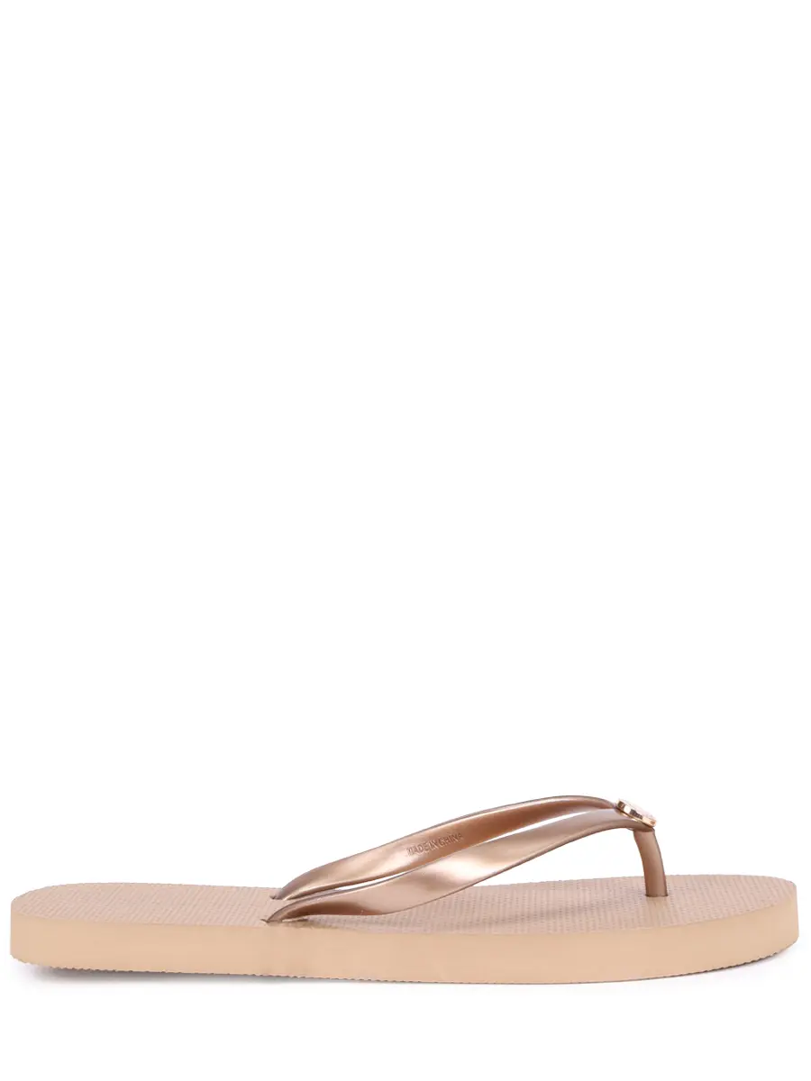 Шлепанцы резиновые MELISSA ODABASH Flip Flop Коричневый 