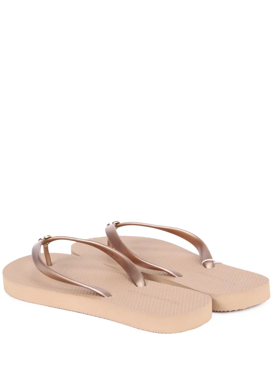 Шлепанцы резиновые MELISSA ODABASH Flip Flop Коричневый  Фото 4