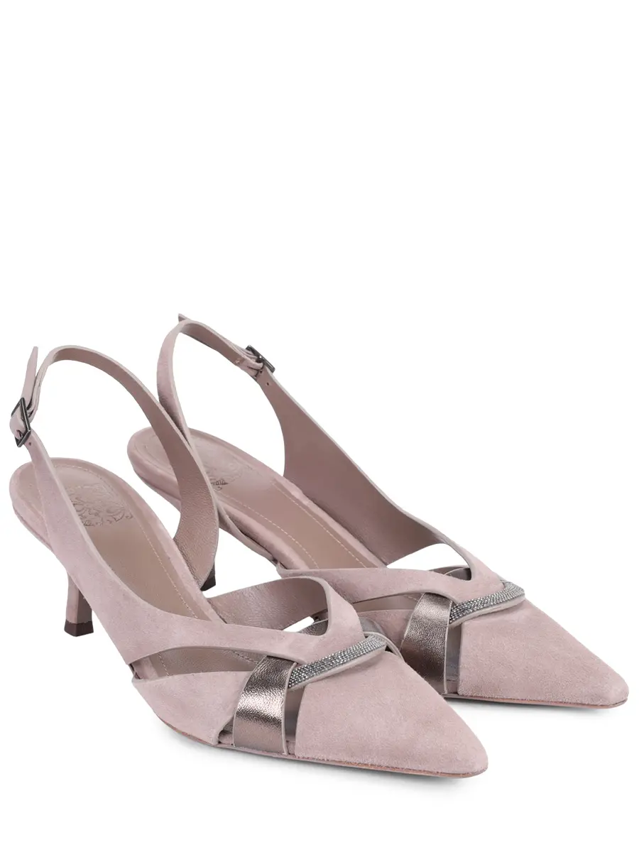 Туфли замшевые PANICALE D38CHANEL1 38DSHC 0280 Коричневый  Фото 2
