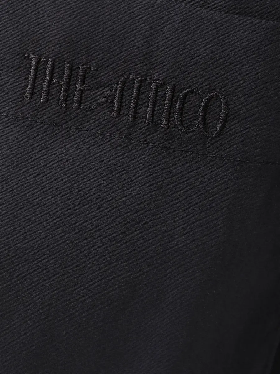 Платье хлопковое THEATTICO 260WCA00458 CCE002AA 414 Черный  Фото 6