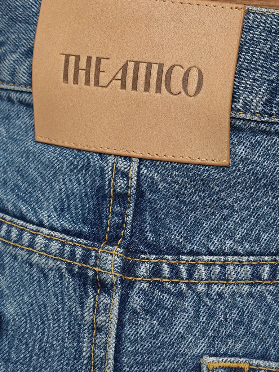 Джинсы хлопковые THEATTICO 260WCP00294 DDD116AA 024 Голубой  Фото 6