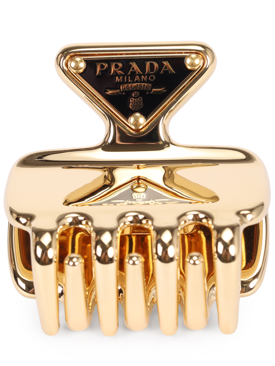 Заколка с логотипом PRADA