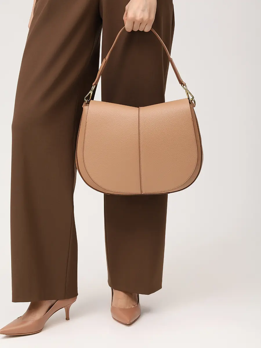 Сумка кожаная GIANNI CHIARINI BS 6037/COMM GRN-NAOP - 3890 Бежевый  Фото 2