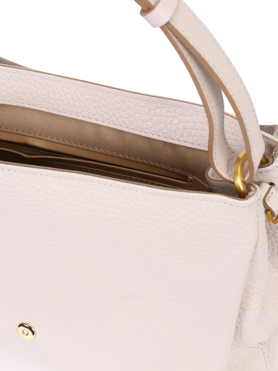 Сумка кожаная GIANNI CHIARINI BS 11790 TKL - 5313 Белый  Фото 4