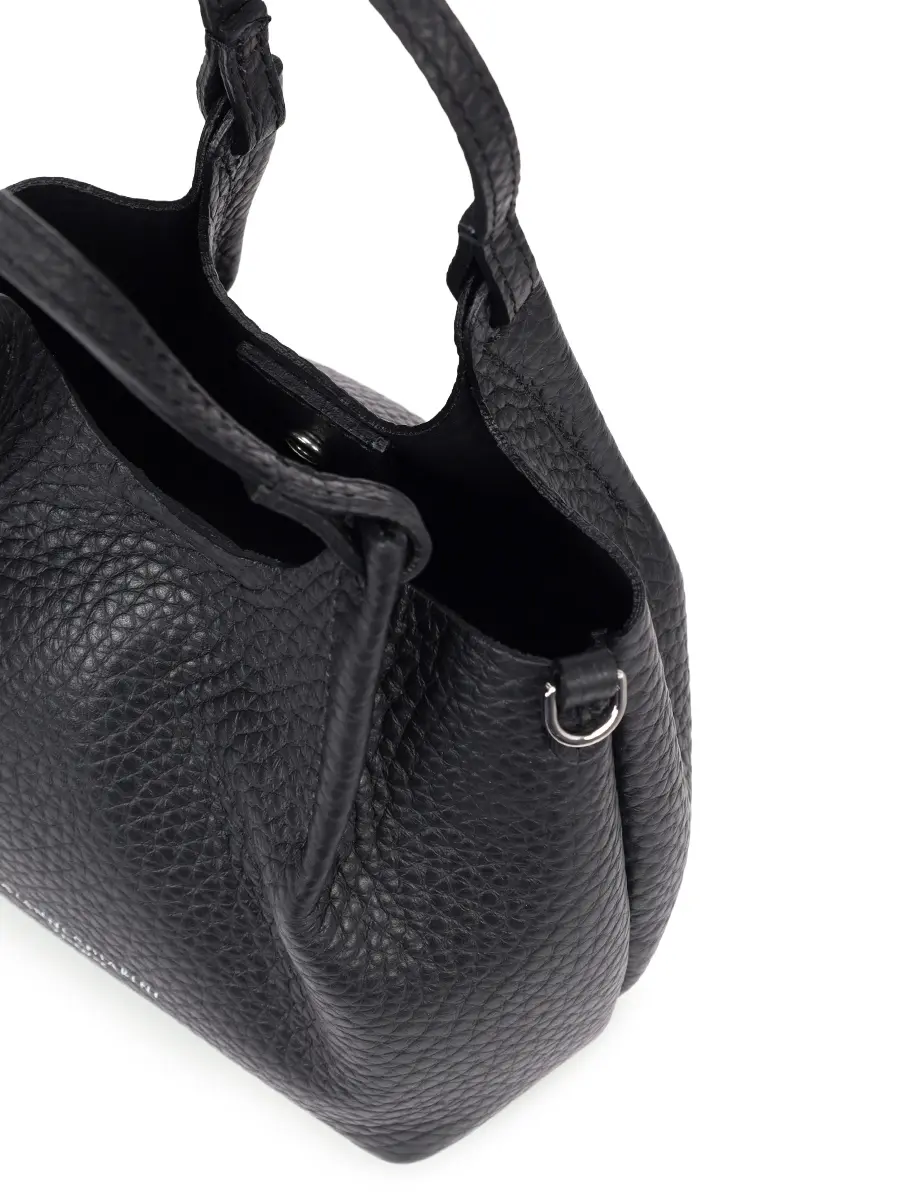 Сумка кожаная GIANNI CHIARINI BS 9718 RNGDBL T.U. - 001 Черный  Фото 4