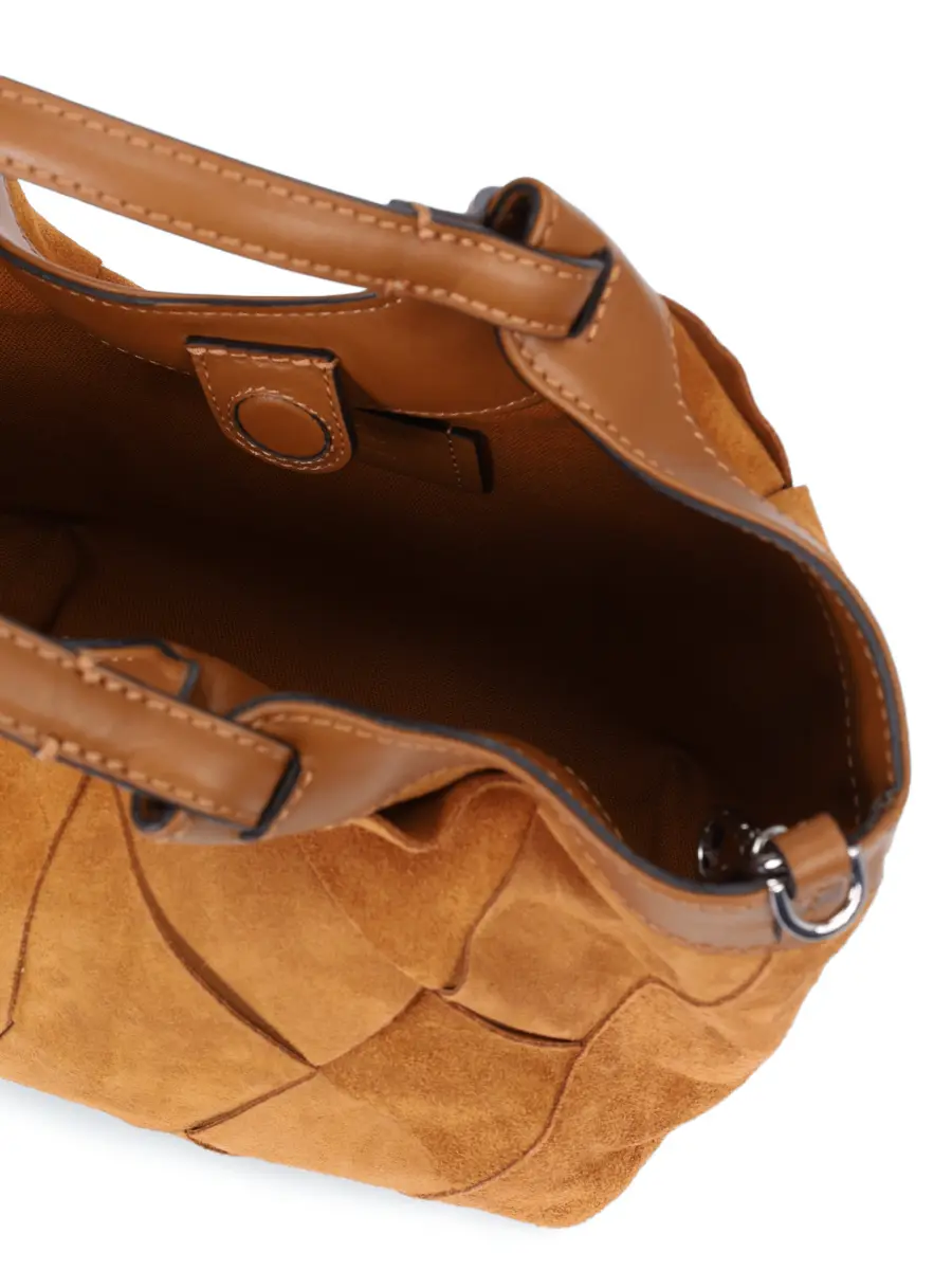 Сумка замшевая GIANNI CHIARINI BS 12349 INT-CM - 9308 Коричневый  Фото 5