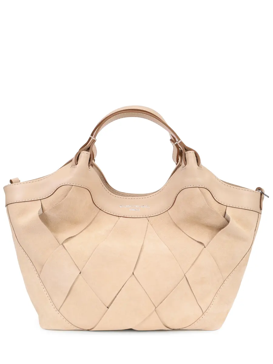 Сумка замшевая GIANNI CHIARINI BS 12349 INT-CM - 1478 Бежевый 