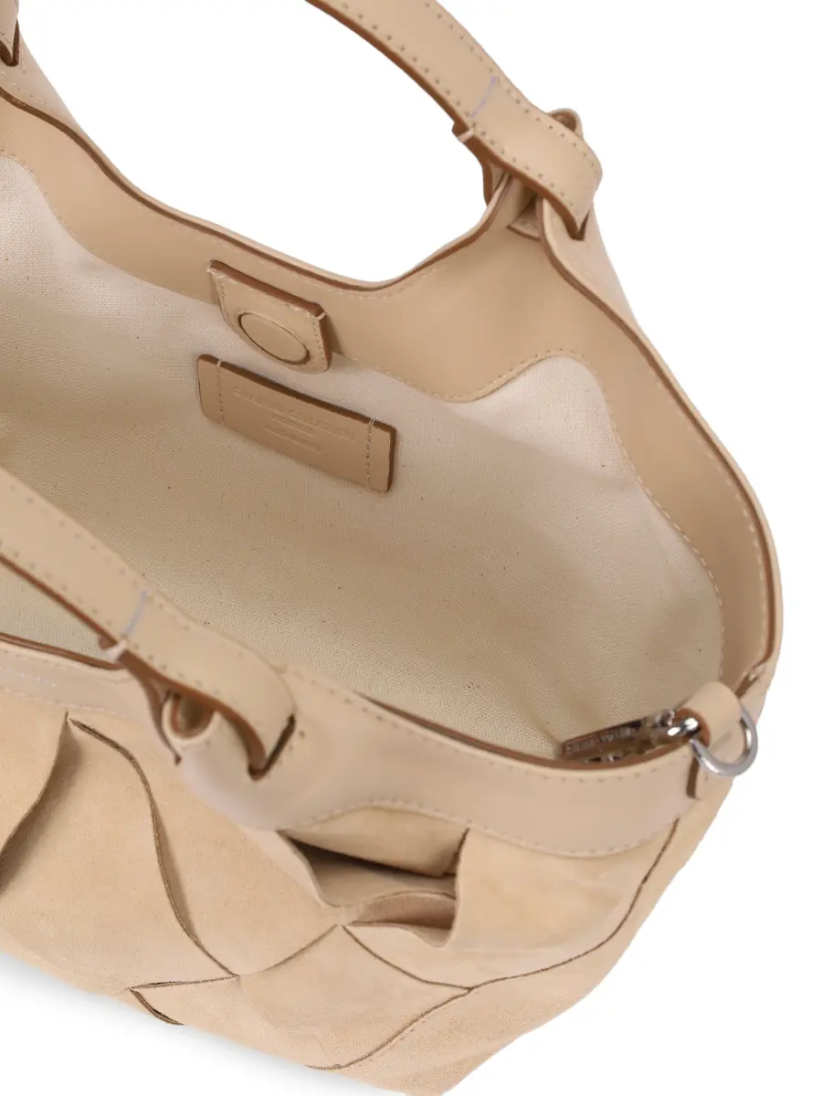 Сумка замшевая GIANNI CHIARINI BS 12349 INT-CM - 1478 Бежевый  Фото 5