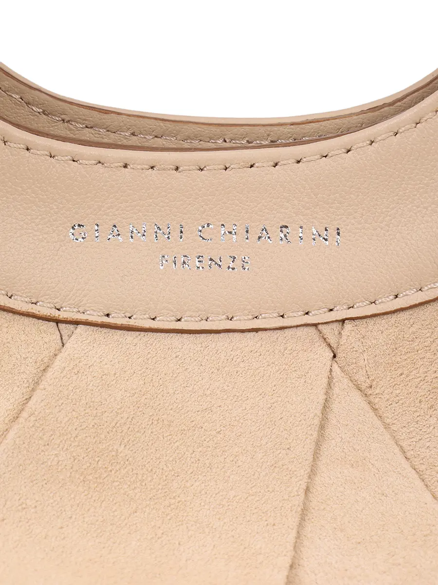 Сумка замшевая GIANNI CHIARINI BS 12349 INT-CM - 1478 Бежевый  Фото 6