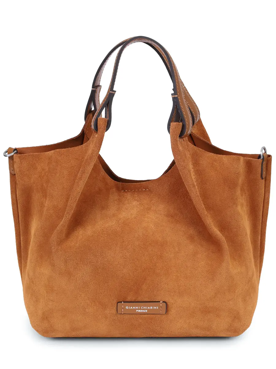 Сумка замшевая GIANNI CHIARINI BS 9779 CM-PL - 1478 Коричневый 