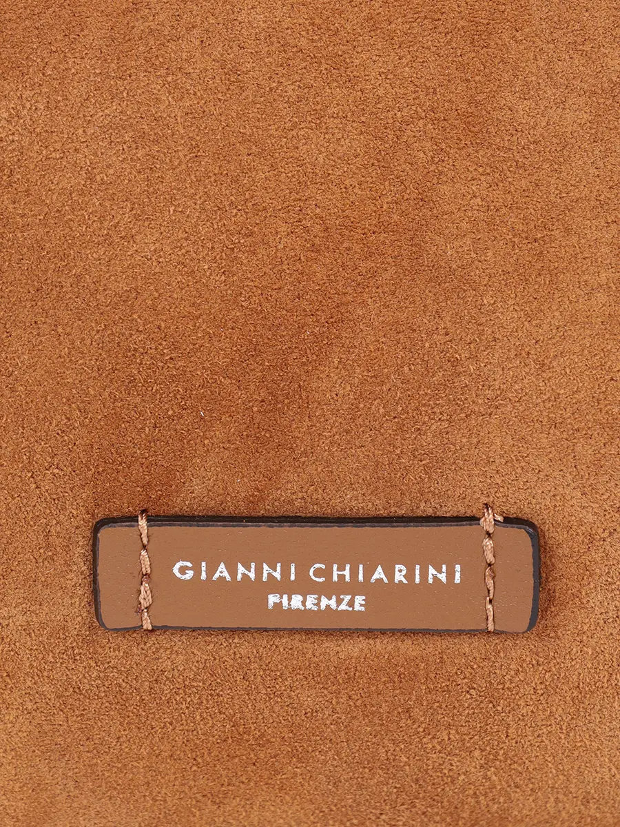 Сумка замшевая GIANNI CHIARINI BS 9779 CM-PL - 1478 Коричневый  Фото 5