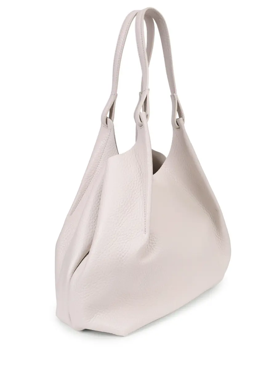 Сумка кожаная GIANNI CHIARINI BS 9720 RNGDBL T.U. - 5313 Светло- Серый  Фото 4