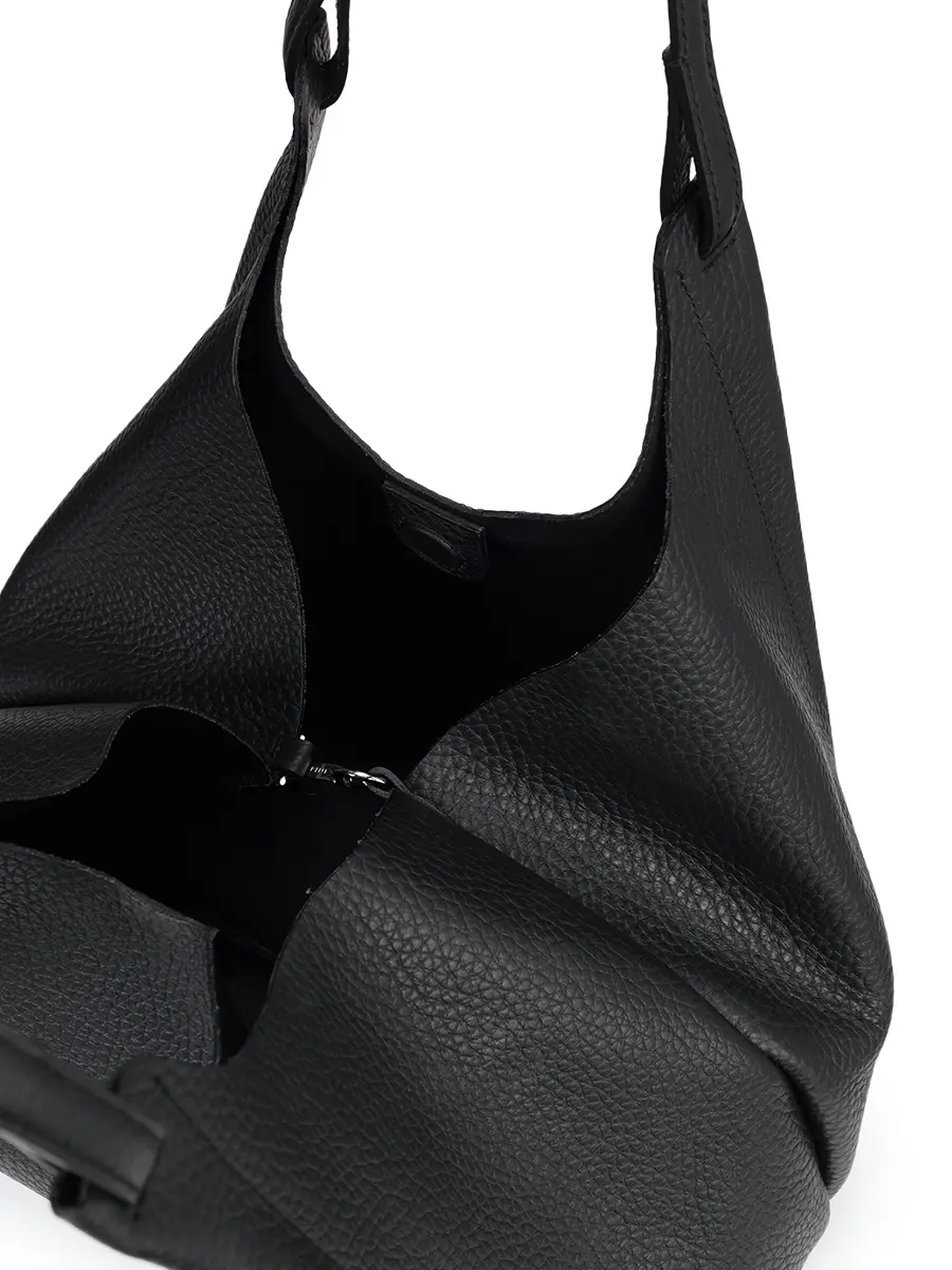 Сумка кожаная GIANNI CHIARINI BS 9720 RNGDBL T.U. - 001 Черный  Фото 5