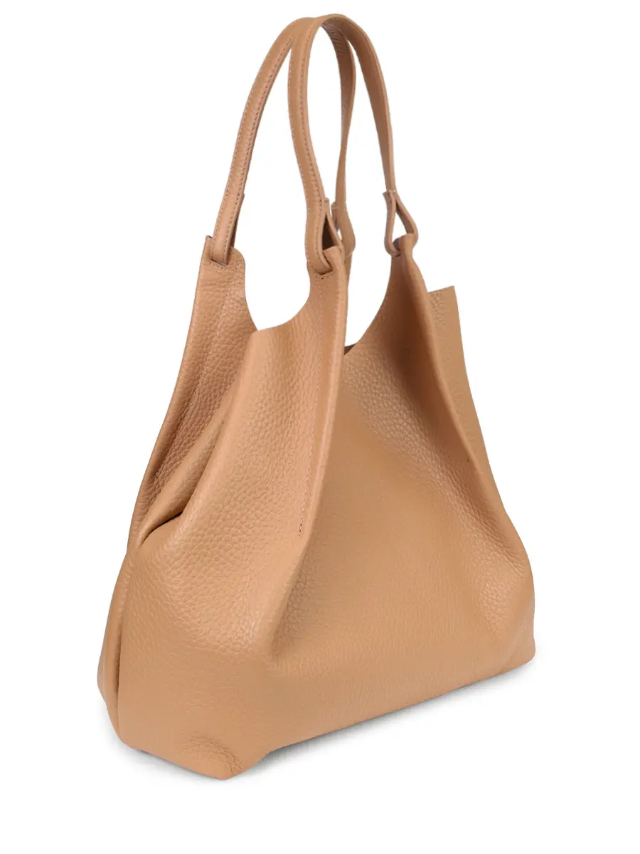 Сумка кожаная GIANNI CHIARINI BS 9720 RNGDBL T.U. - 211 Бежевый  Фото 4
