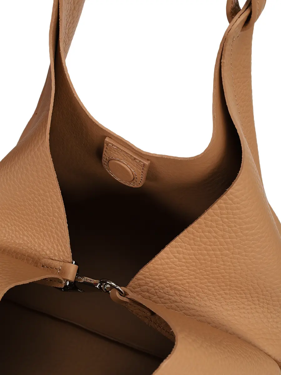 Сумка кожаная GIANNI CHIARINI BS 9720 RNGDBL T.U. - 211 Бежевый  Фото 5