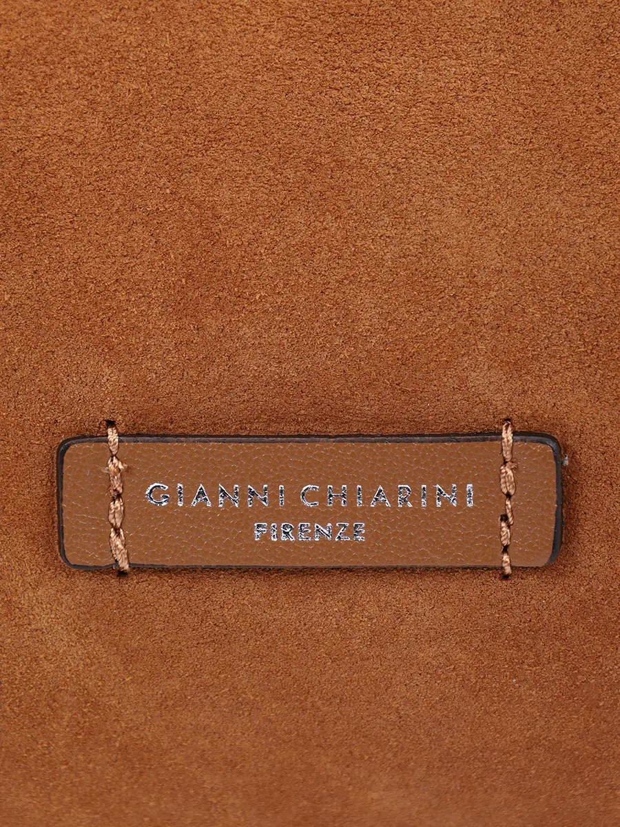 Сумка замшевая GIANNI CHIARINI BS 9780 CM-PL - 1478 Коричневый  Фото 6