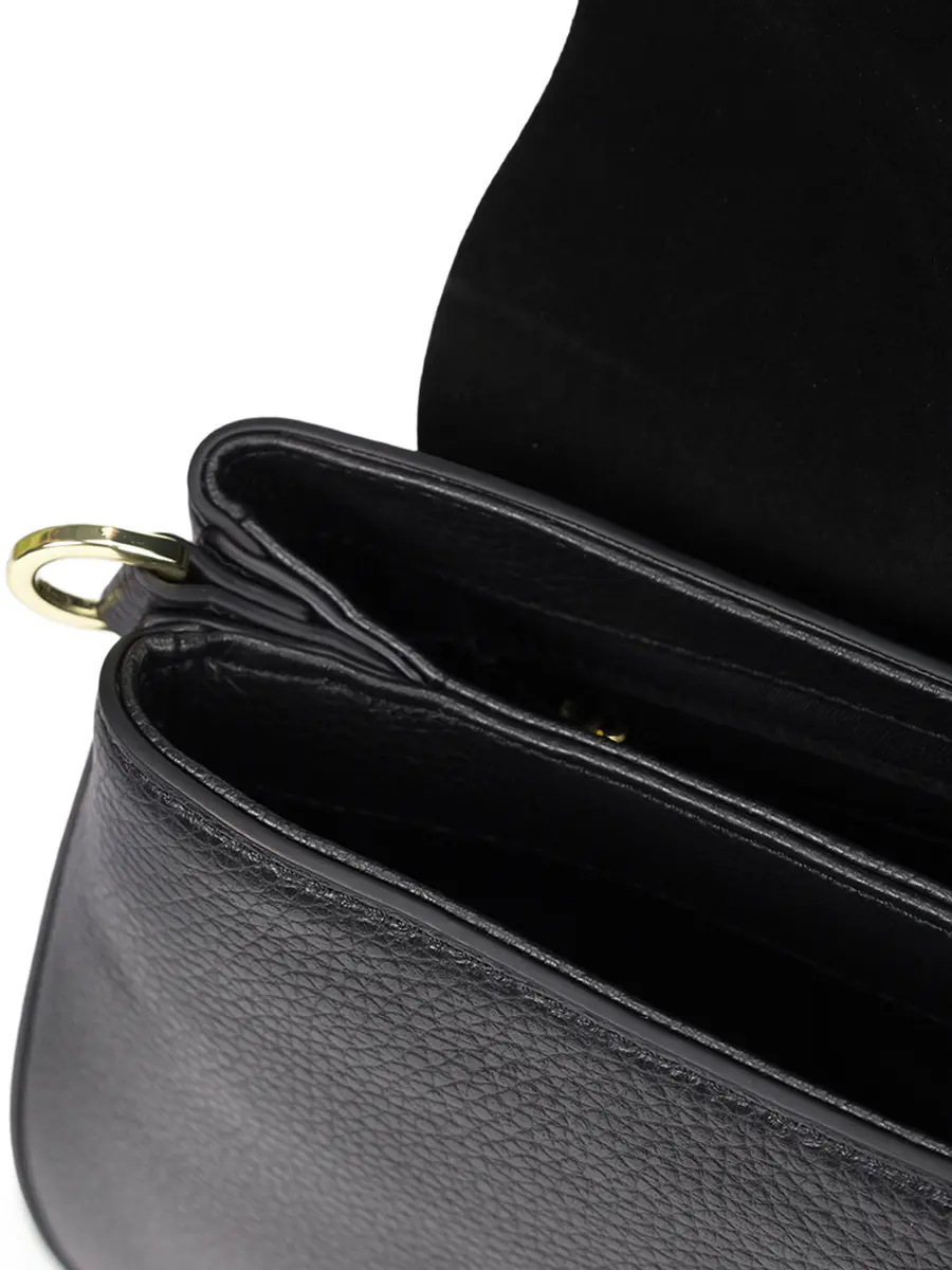 Сумка кожаная GIANNI CHIARINI BS 6036/COMM GRN-NAOP - 001 Черный  Фото 4