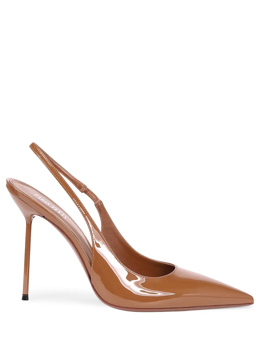 Туфли кожаные PARIS TEXAS PX913 - XVN01 - LIDIA SLINGBACK Коричневый 