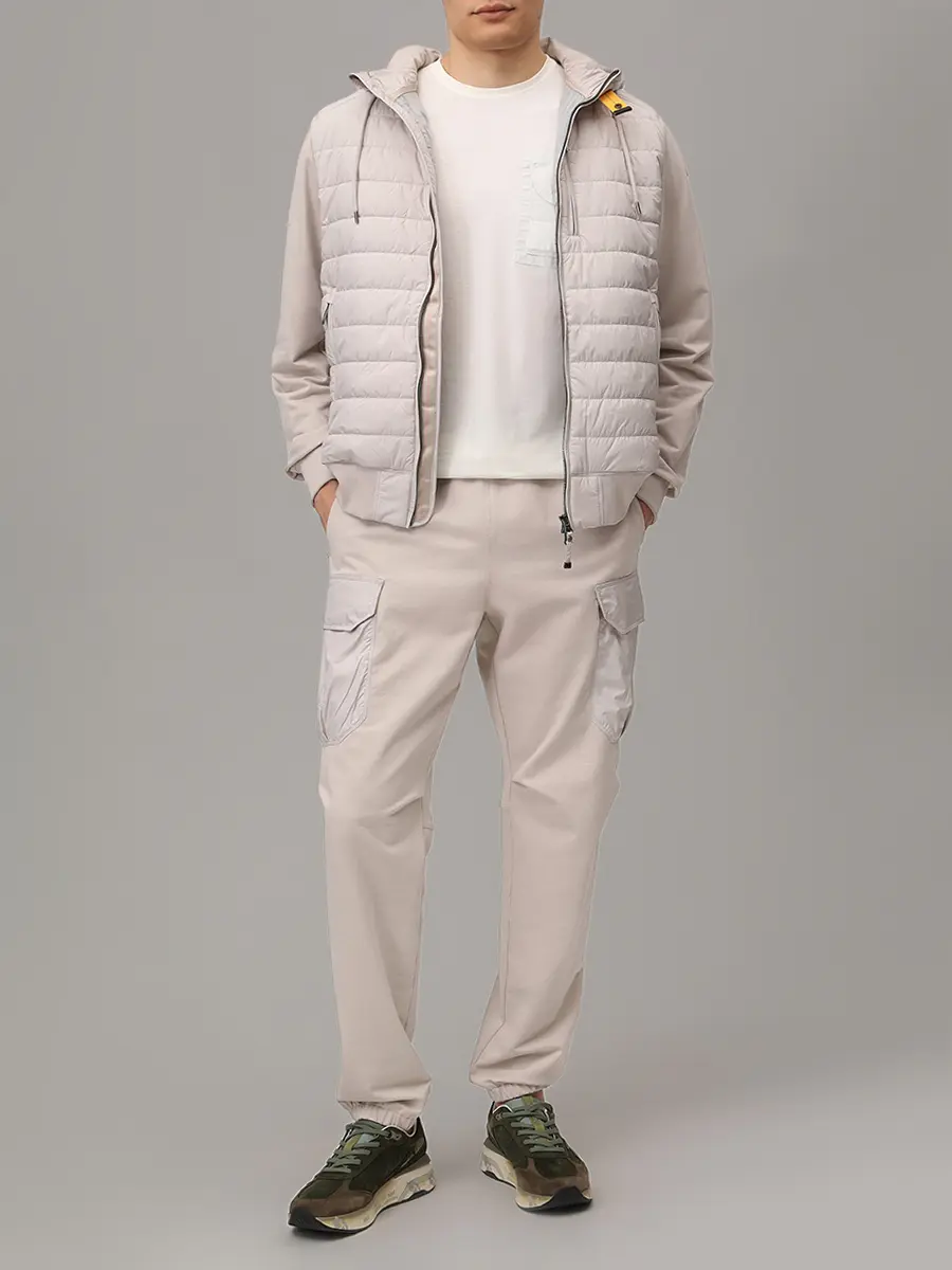 Футболка хлопковая PARAJUMPERS 26SMPMTSRY01/0290 Кремовый  Фото 2