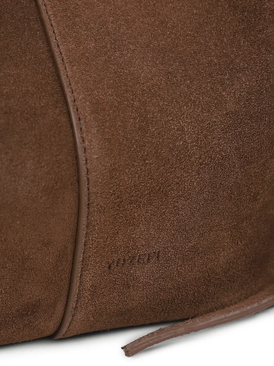 Сумка замшевая Mochi YUZEFI MOCHI SUEDE Коричневый  Фото 5