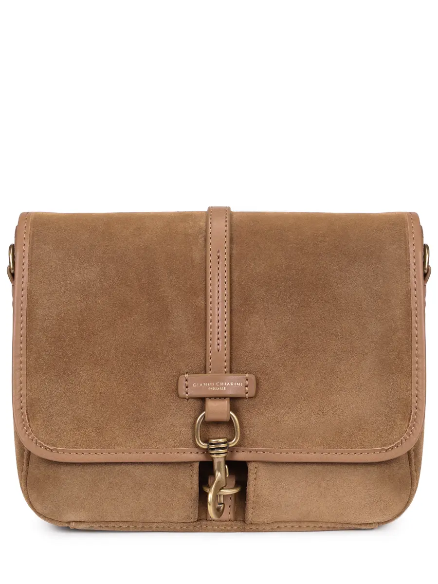 Сумка замшевая GIANNI CHIARINI BSU 11624/COMM CM-PL - 096 Бежевый 