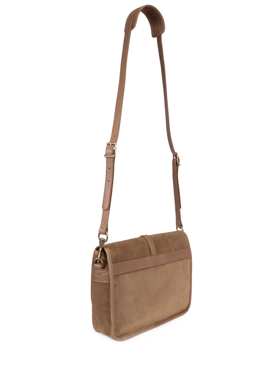 Сумка замшевая GIANNI CHIARINI BSU 11624/COMM CM-PL - 096 Бежевый  Фото 3