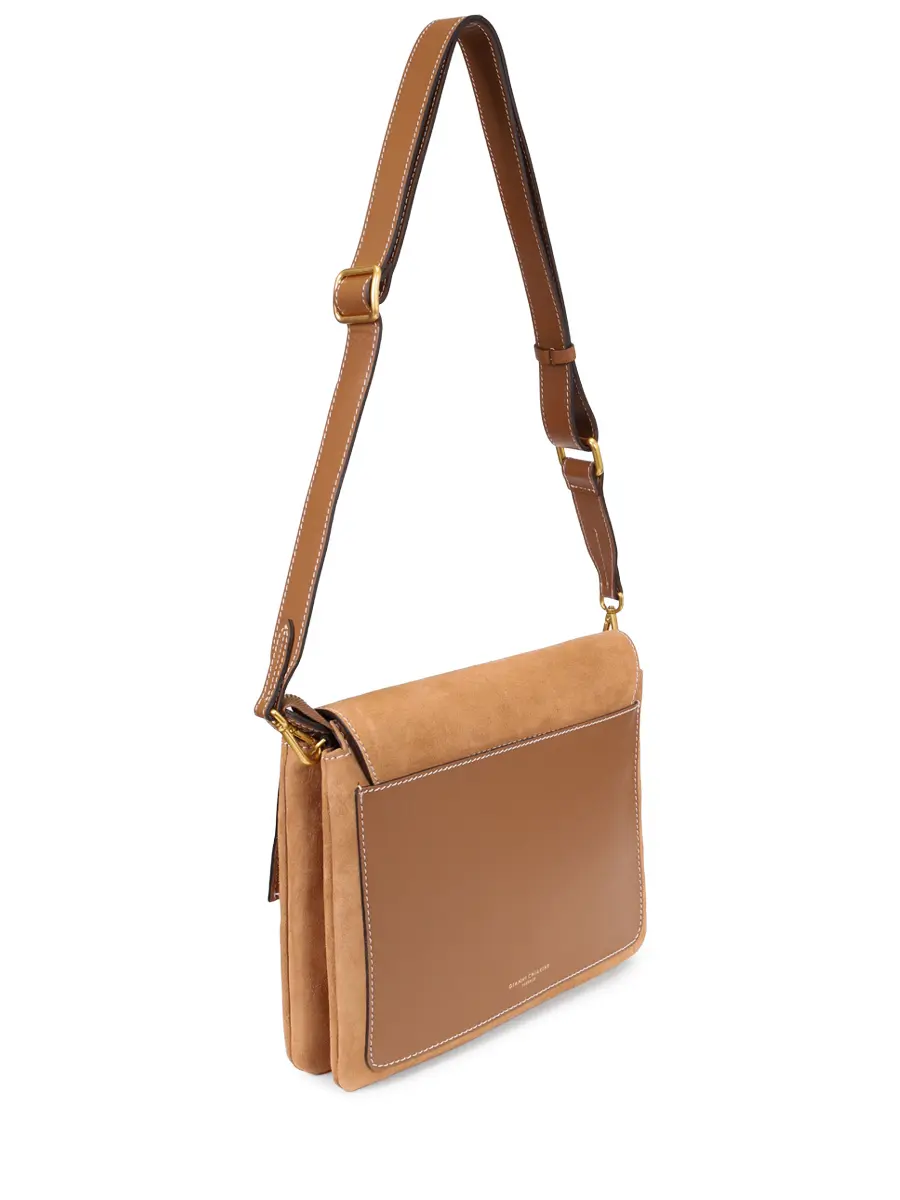 Сумка замшевая GIANNI CHIARINI BS 12295 CM-PL - 1478 Коричневый  Фото 3