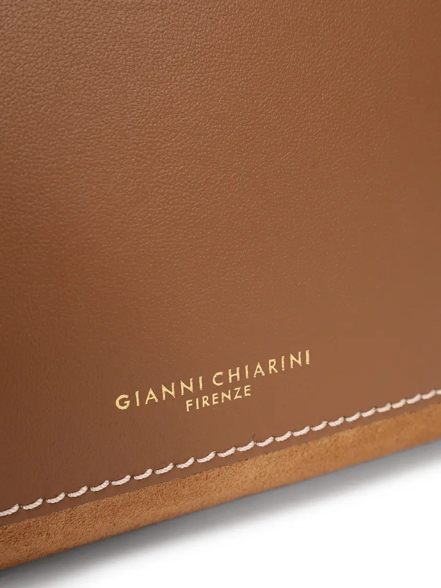 Сумка замшевая GIANNI CHIARINI BS 12295 CM-PL - 1478 Коричневый  Фото 5