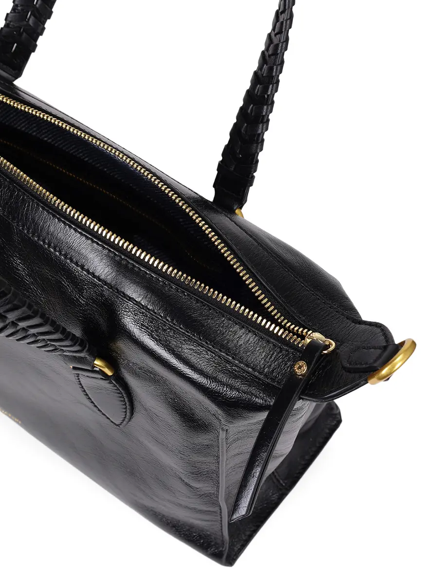 Сумка кожаная GIANNI CHIARINI BS 11916 RALPH - 001 Черный  Фото 4