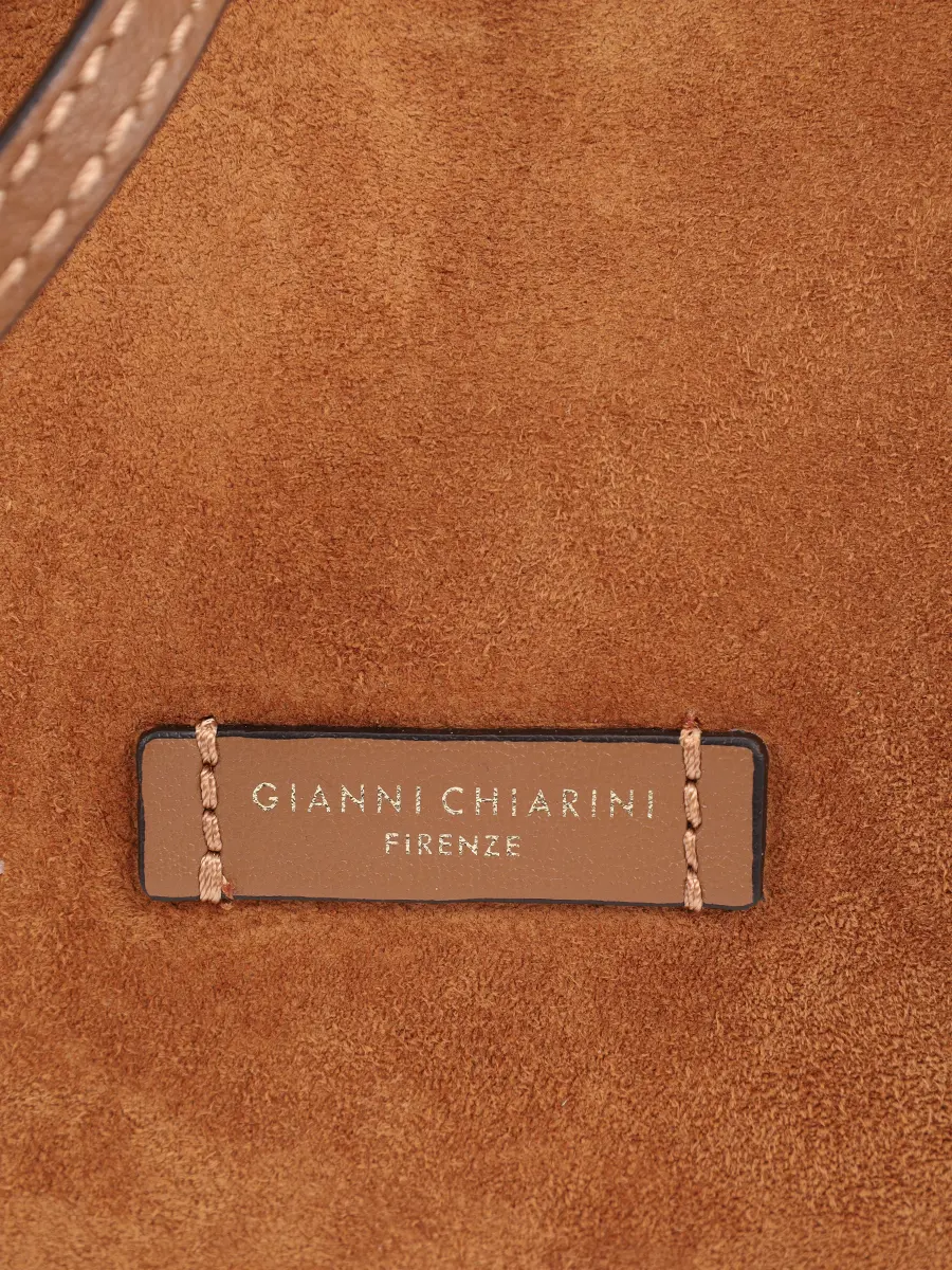 Рюкзак замшевый GIANNI CHIARINI ZN 12237 CM-PL - 1478 Коричневый  Фото 5