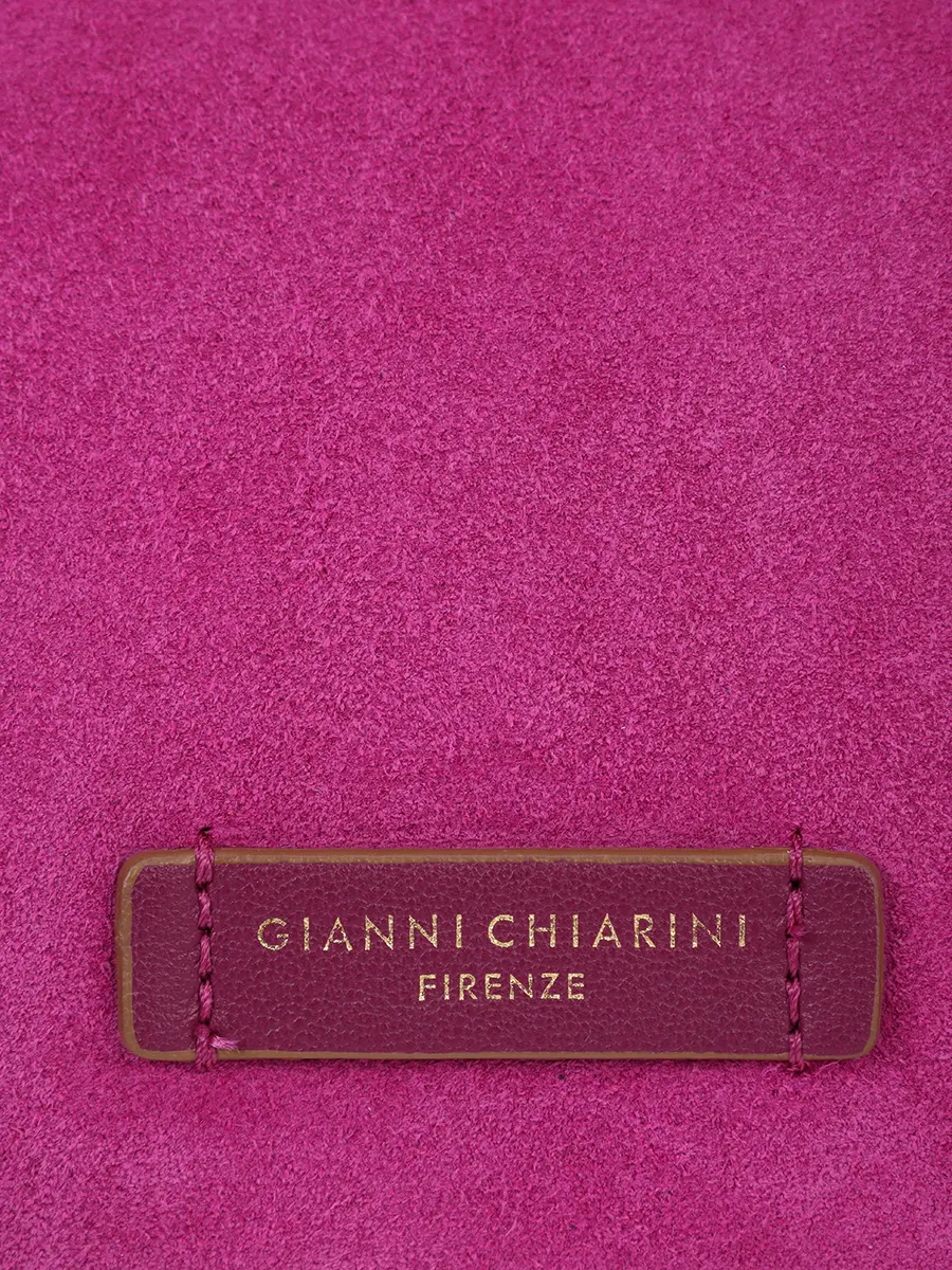 Сумка замшевая GIANNI CHIARINI BS 10224 CM-PL - 1478 Розовый  Фото 5