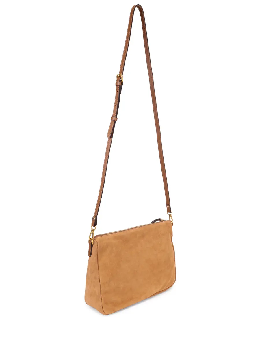 Сумка замшевая GIANNI CHIARINI BS 10225 CM-PL - 1478 Коричневый  Фото 3
