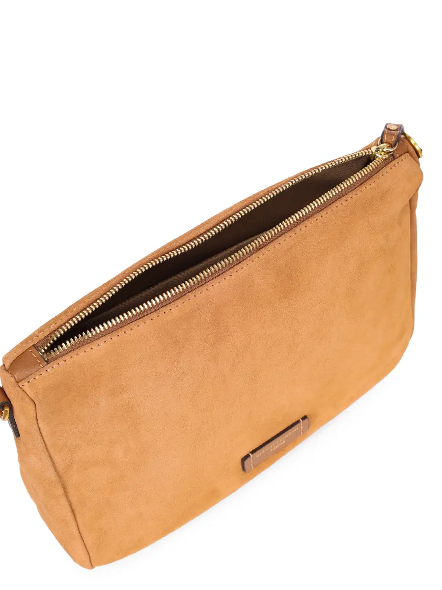 Сумка замшевая GIANNI CHIARINI BS 10225 CM-PL - 1478 Коричневый  Фото 4