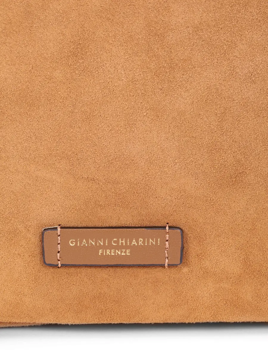Сумка замшевая GIANNI CHIARINI BS 10225 CM-PL - 1478 Коричневый  Фото 5