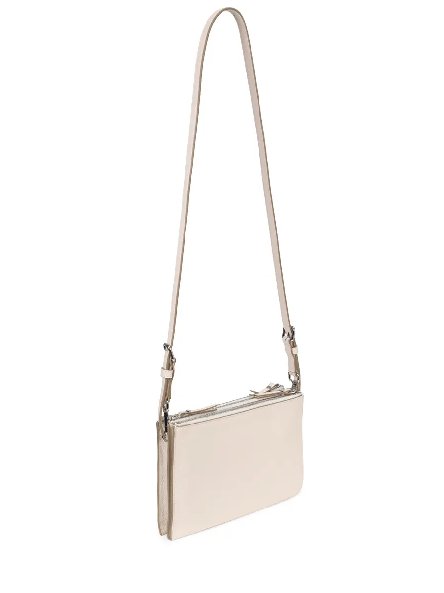 Сумка кожаная GIANNI CHIARINI BS 11811/COMM GRN - 3890 Кремовый  Фото 3