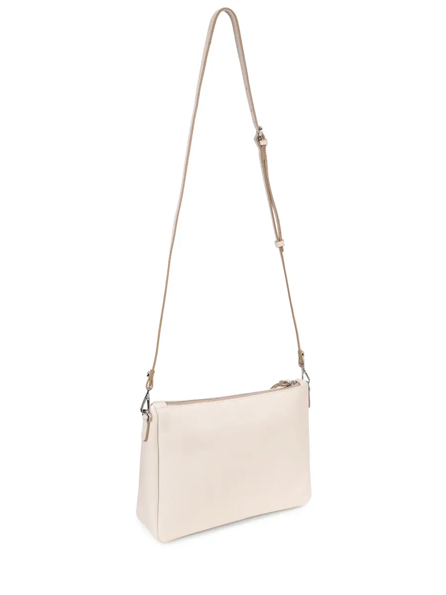 Сумка кожаная GIANNI CHIARINI BS 11811/COMM GRN - 5313 Кремовый  Фото 3