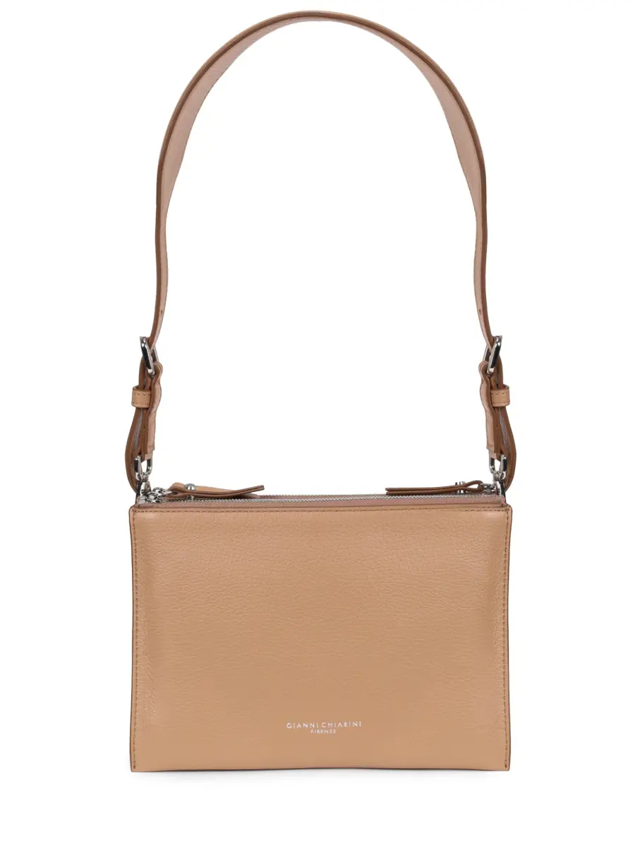 Сумка кожаная GIANNI CHIARINI BS 11811/COMM GRN - 14363 Бежевый 