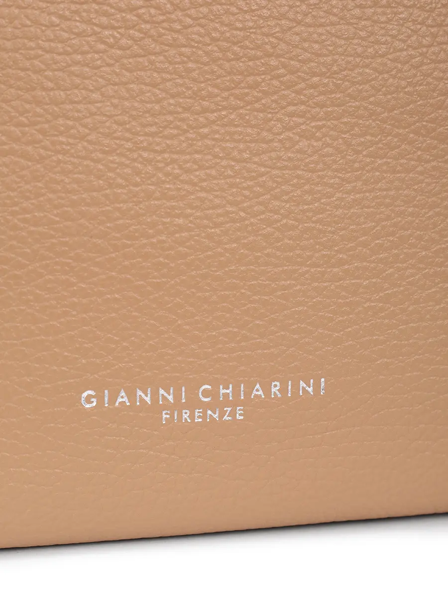 Сумка кожаная GIANNI CHIARINI BS 11811/COMM GRN - 14363 Бежевый  Фото 5