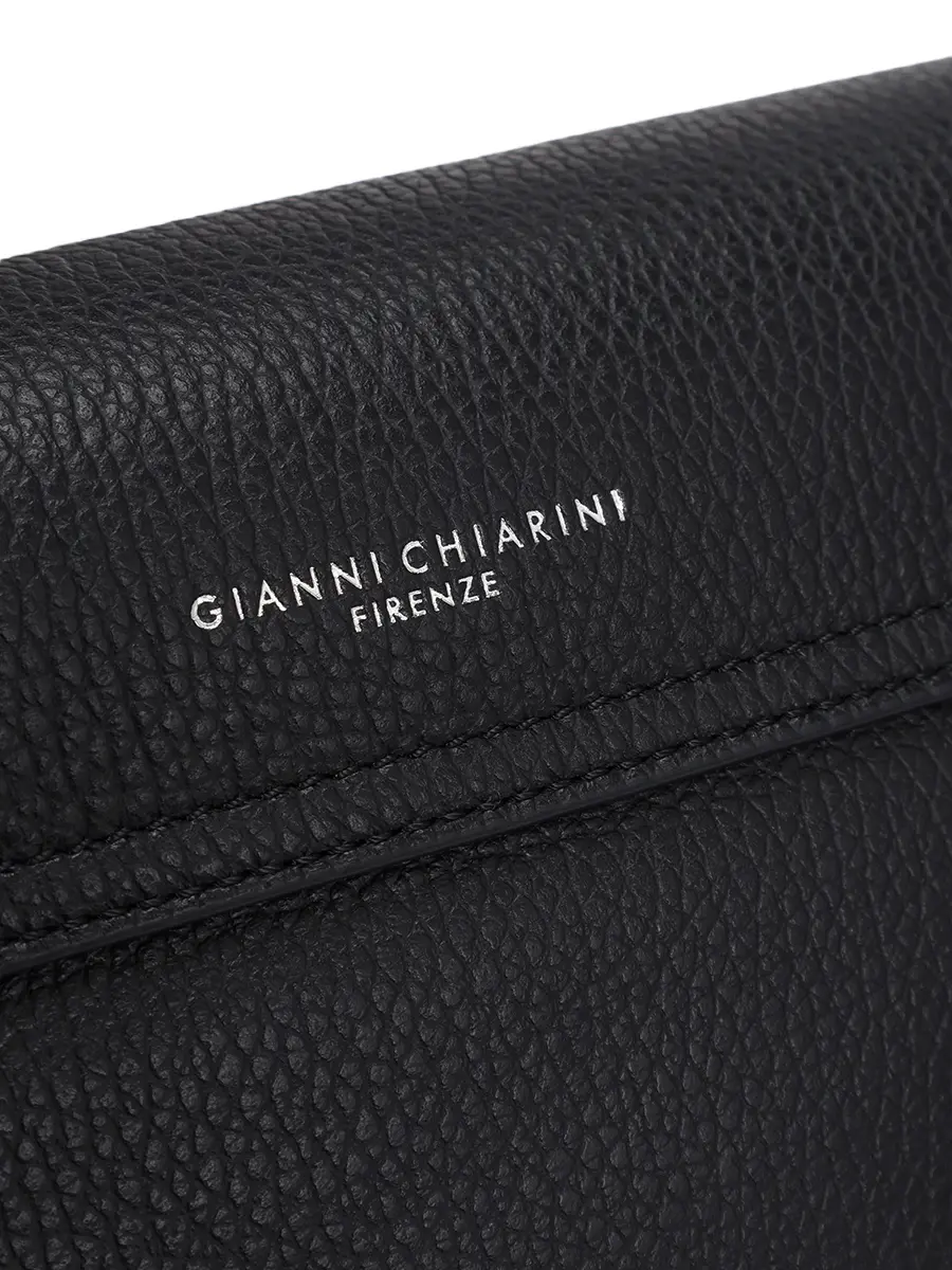 Сумка кожаная GIANNI CHIARINI BS 12305/COMM GRN - 001 Черный  Фото 5