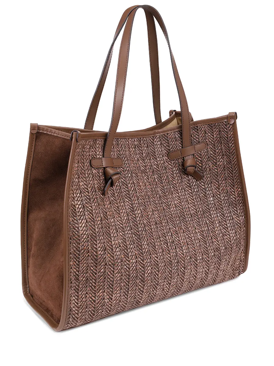 Сумка текстильная GIANNI CHIARINI BS 12360/COMM MDN/13840/CHOCO Коричневый  Фото 4