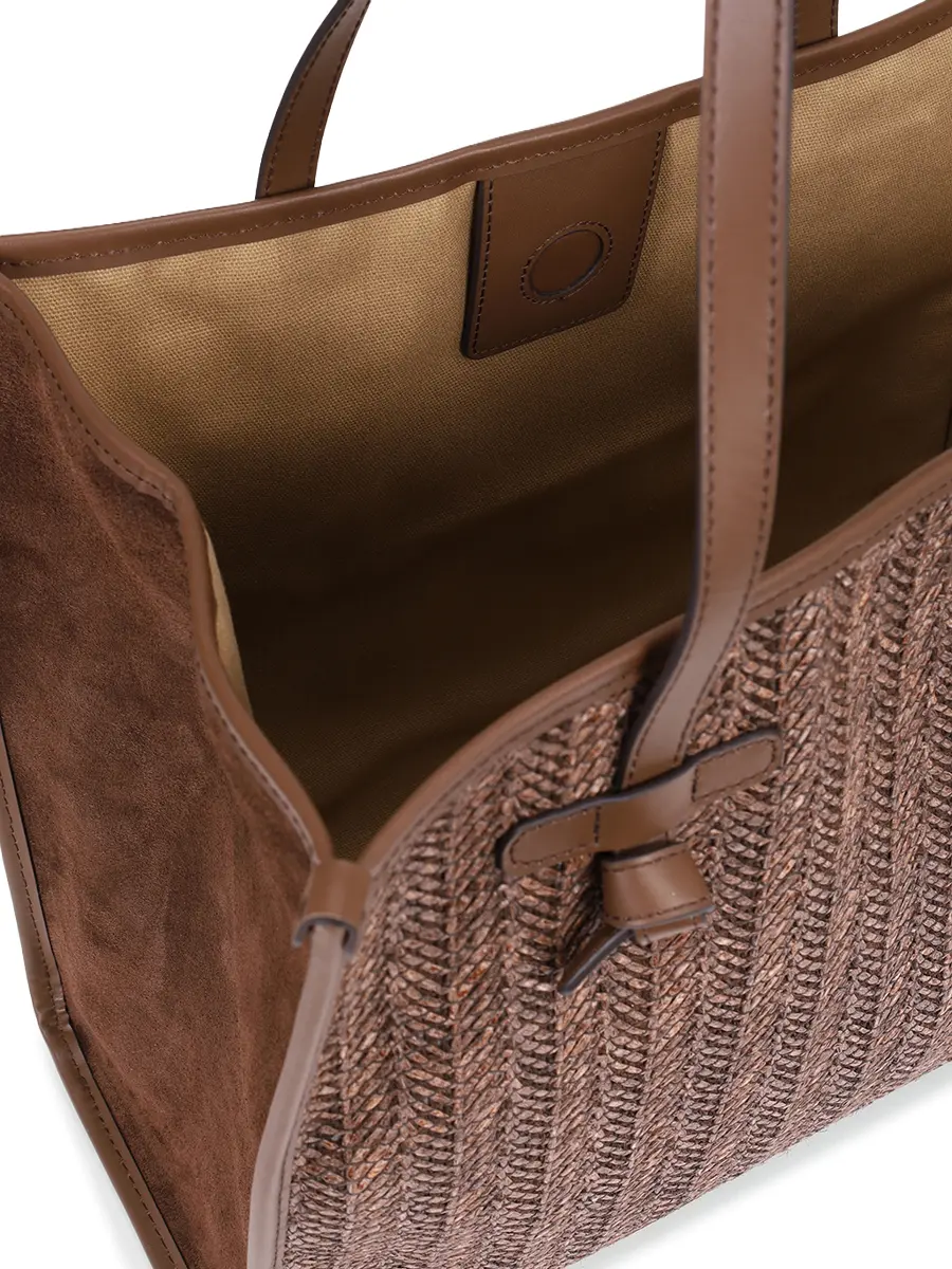 Сумка текстильная GIANNI CHIARINI BS 12360/COMM MDN/13840/CHOCO Коричневый  Фото 5