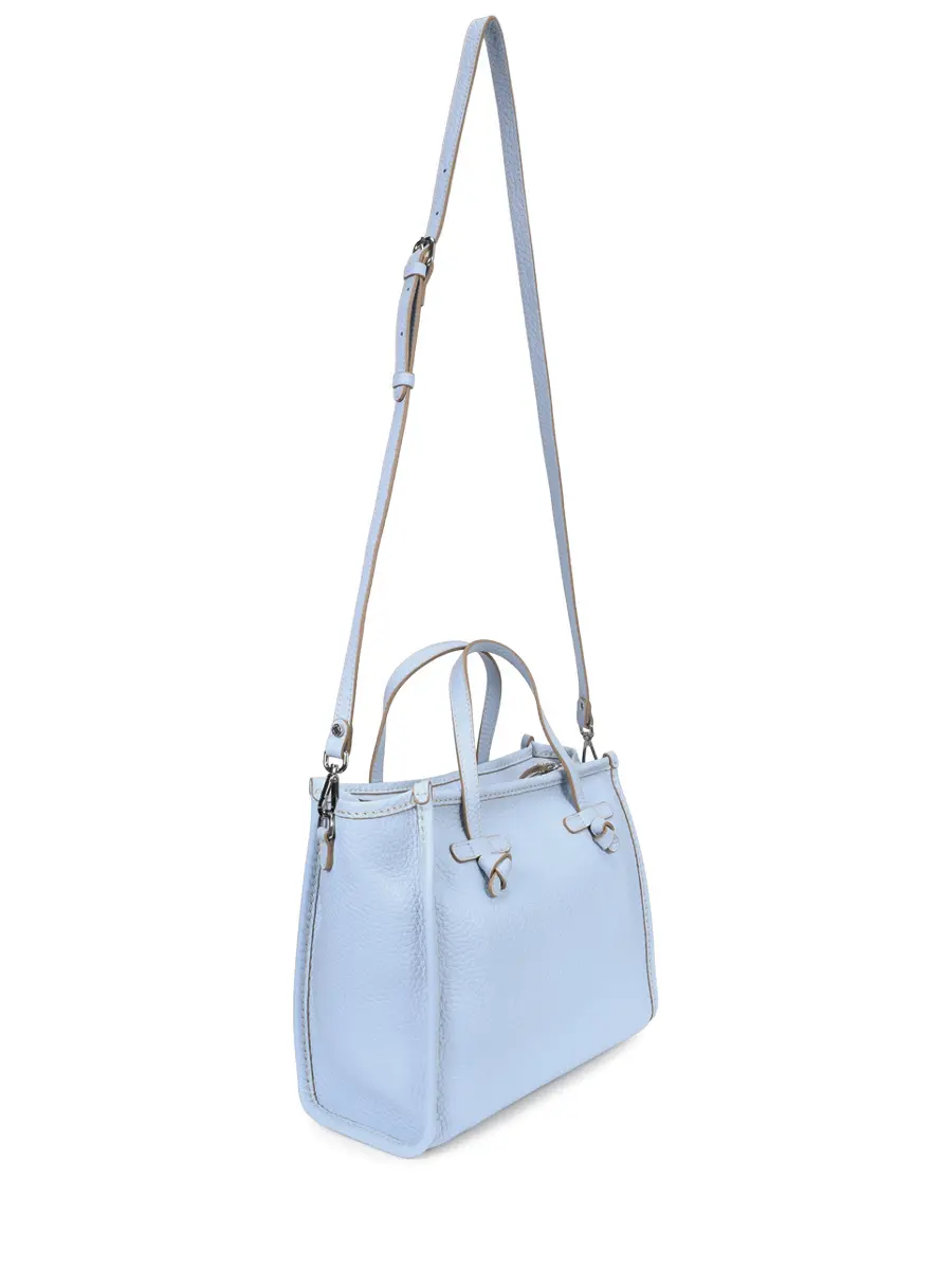 Сумка кожаная GIANNI CHIARINI BS 9352/BBL T.U-14365-OASI Голубой  Фото 3