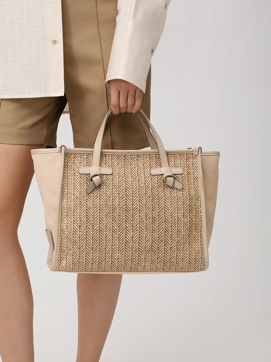 Сумка комбинированная GIANNI CHIARINI BS 9762/COMM MDN-211-SABBIA Бежевый  Фото 2