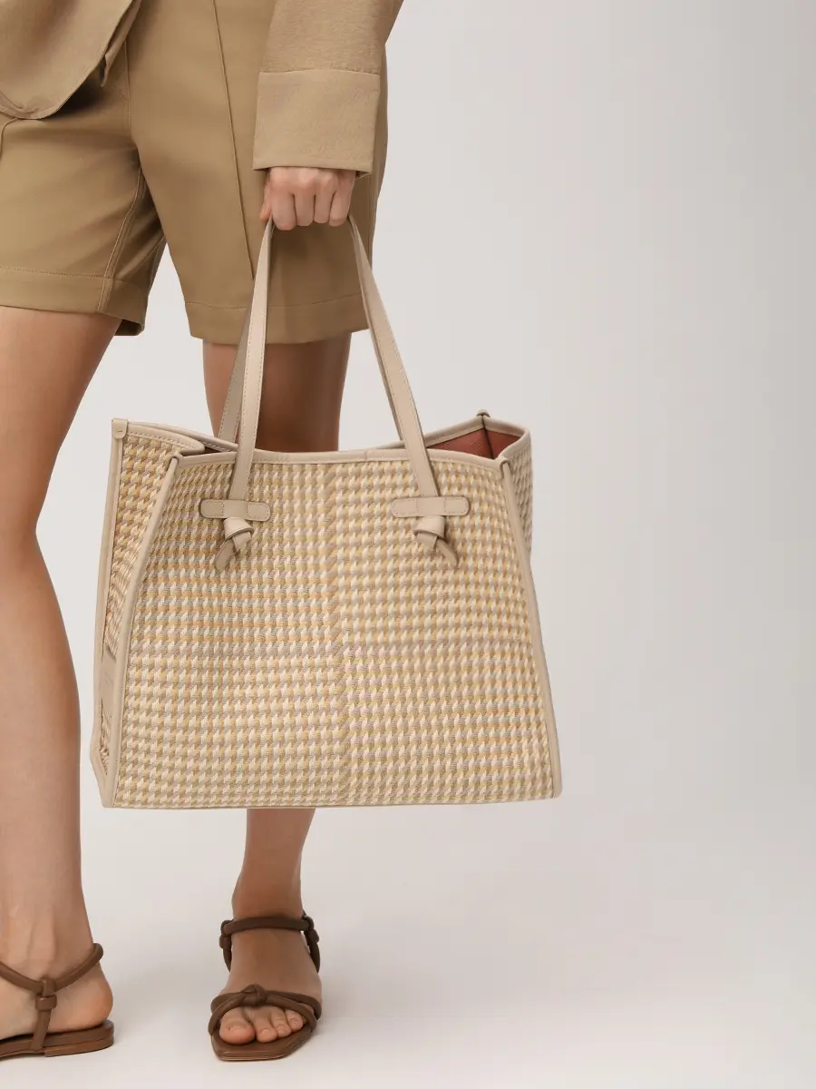 Сумка текстильная GIANNI CHIARINI BS 6850/COMM MSQ-14510-NOCETTA Бежевый  Фото 2