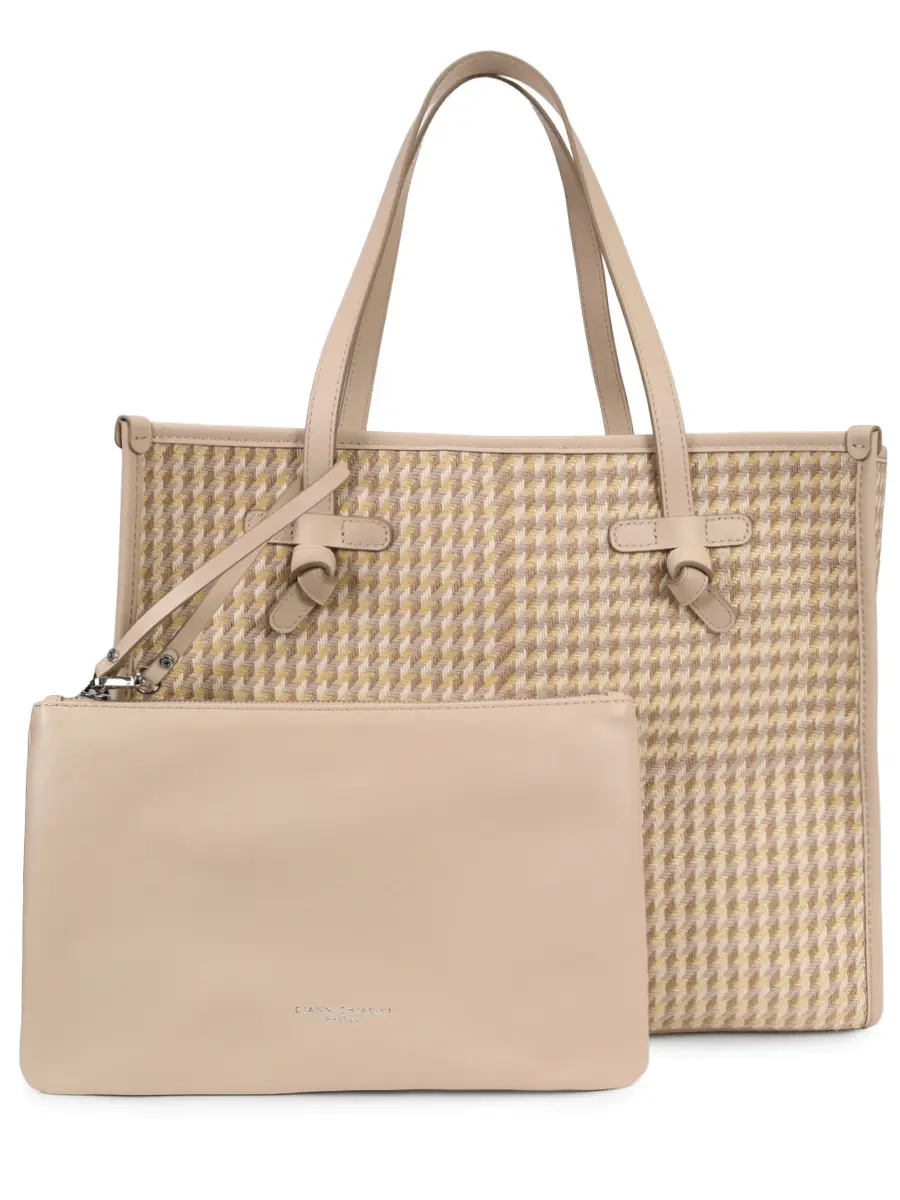 Сумка текстильная GIANNI CHIARINI BS 6850/COMM MSQ-14510-NOCETTA Бежевый  Фото 3