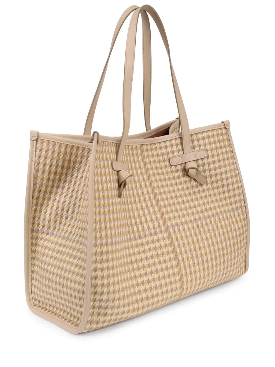 Сумка текстильная GIANNI CHIARINI BS 6850/COMM MSQ-14510-NOCETTA Бежевый  Фото 4
