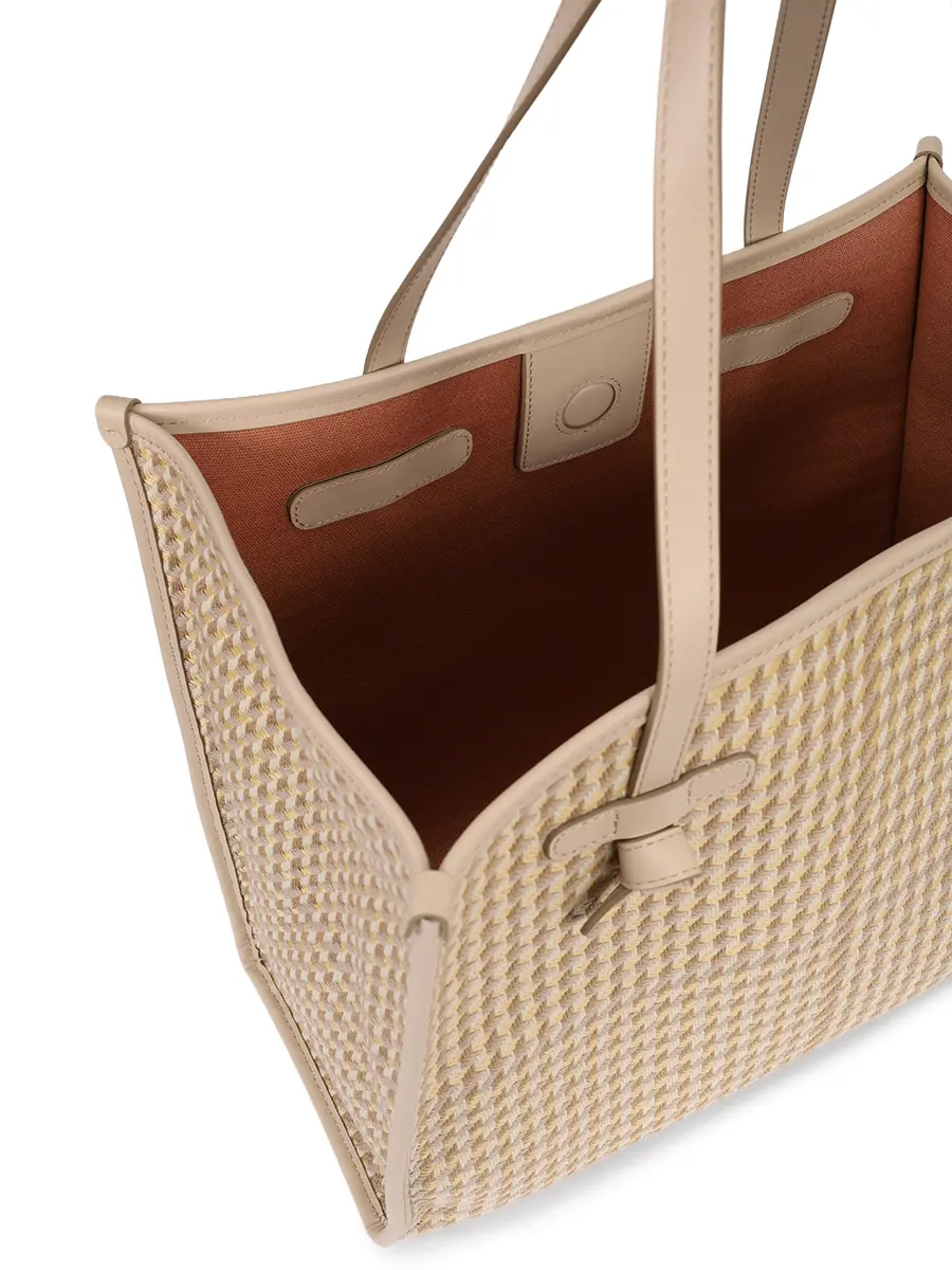 Сумка текстильная GIANNI CHIARINI BS 6850/COMM MSQ-14510-NOCETTA Бежевый  Фото 5