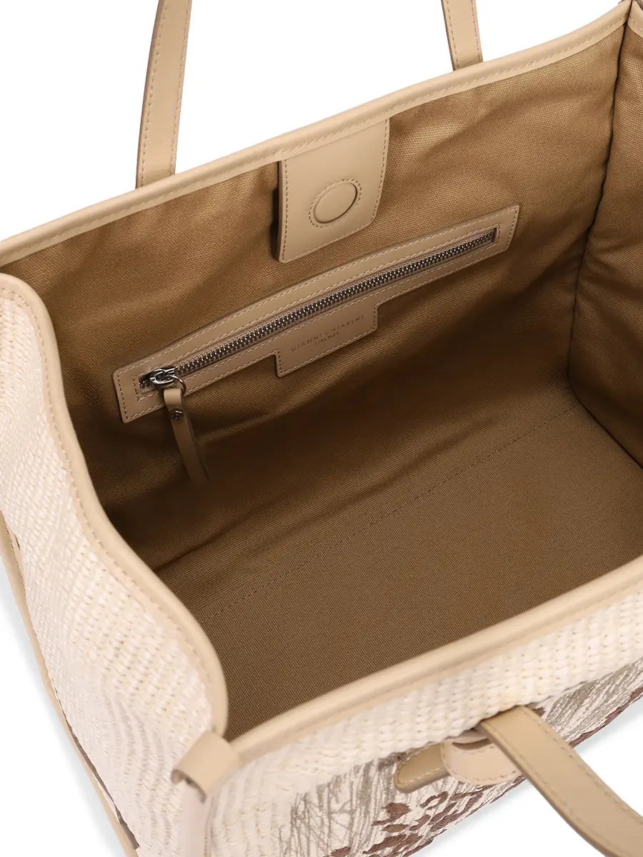 Сумка текстильная GIANNI CHIARINI BS 12410/COMM WLDRBL-211-SABBIA Бежевый  Фото 4