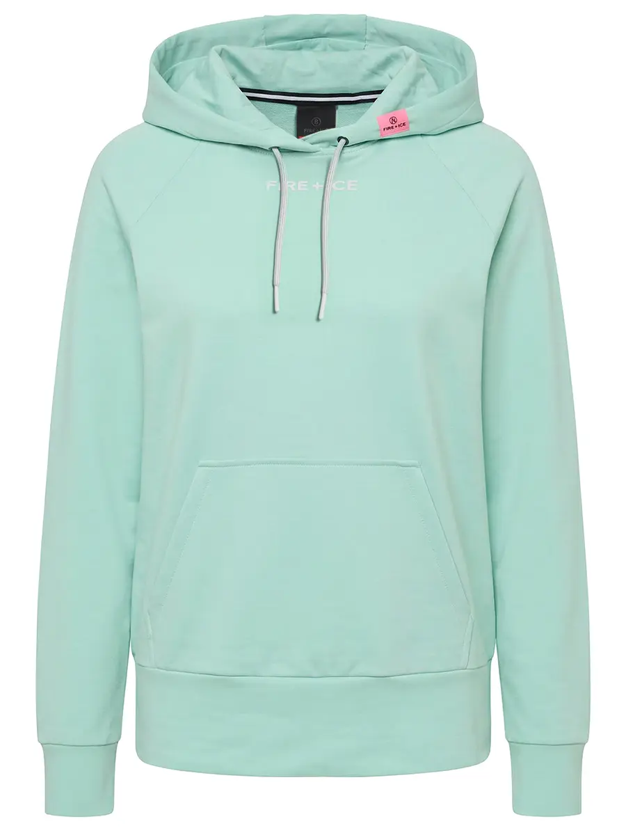 Худи хлопковое Nala BOGNER FIRE + ICE NALA 84853697/215 Зеленый 