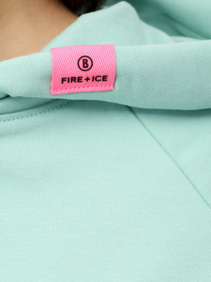 Худи хлопковое Nala BOGNER FIRE + ICE NALA 84853697/215 Зеленый  Фото 6